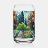 Rose Topiary Van Gogh Style Rose Blumenrosa Dosenglas (Rechts)