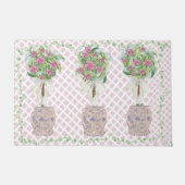 Rose Topiary Vine Blauer Ginger Jarmatur Fußmatte (Vorderseite)