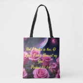 Rose Tote Bag Tasche (Vorderseite)