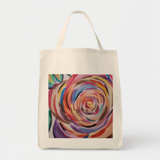 Rose Tote Bag Tragetasche (Vorne)