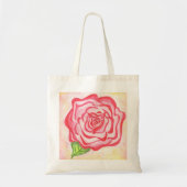 Rose Tote Bag Tragetasche (Vorne)
