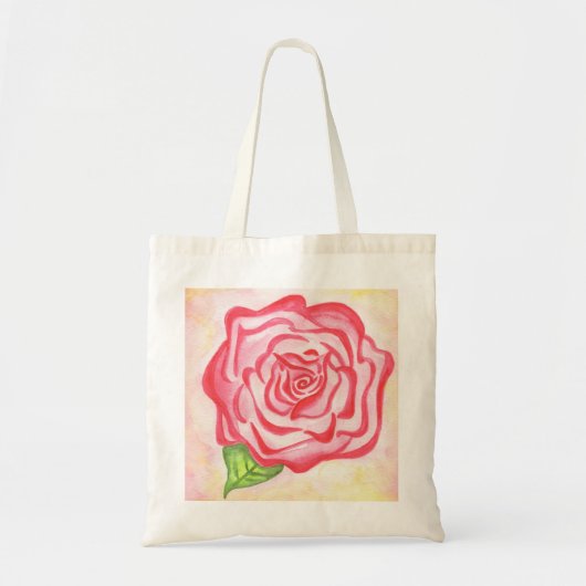Rose Tote Bag Tragetasche (Vorne)