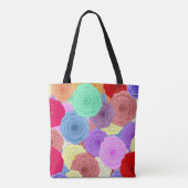 Rose Tote Tasche (Rückseite)