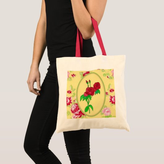 Rose Tote Tasche (Vorderseite (Produkt))