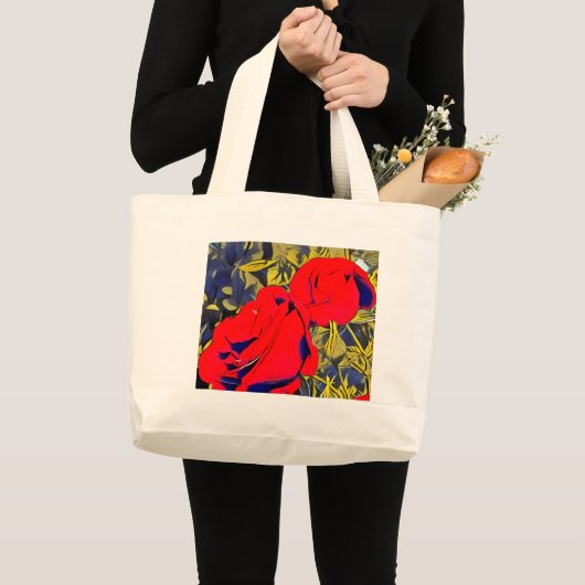 Rose Tote Tasche (Vorderseite (Produkt))