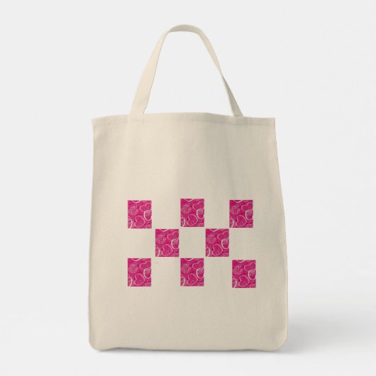 Rose Tragetasche (Rückseite)