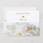 Rose träumen Einladung Hochzeit (Vorderseite)