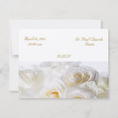 Rose träumen Einladung Hochzeit (Rückseite)