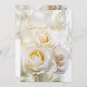 Rose Traumhochzeit Einladung (Vorne/Hinten)