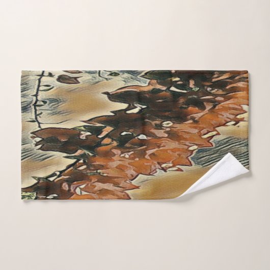 Rose Tree Art Badehandtuch Set (Handtuch)