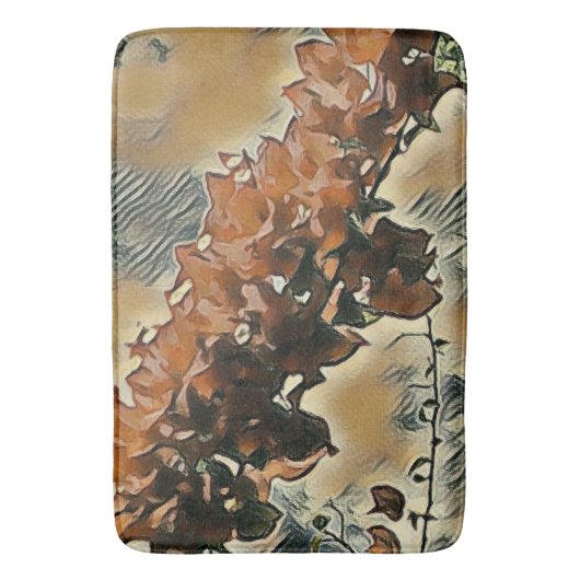 Rose Tree Art Badematte (Vorderseite Vertikal)