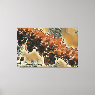 Rose Tree Art Leinwanddruck