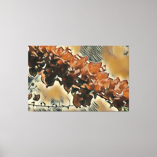 Rose Tree Art Leinwanddruck (Vorderseite)