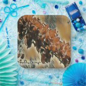 Rose Tree Art Pappteller (Party)