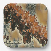 Rose Tree Art Pappteller (Vorderseite)