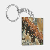 Rose Tree Art Schlüsselanhänger (Vorderseite links)