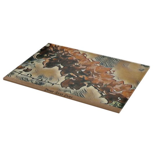 Rose Tree Art Schneidebrett (Ecke)