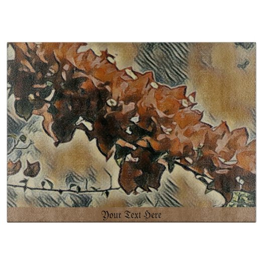 Rose Tree Art Schneidebrett (Vorderseite)