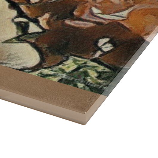 Rose Tree Art Schneidebrett (Ecke)