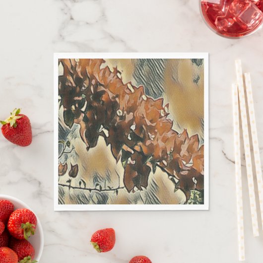 Rose Tree Art Serviette (Beispiel)