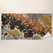 Rose Tree Art Strandtuch (Vorderseite)