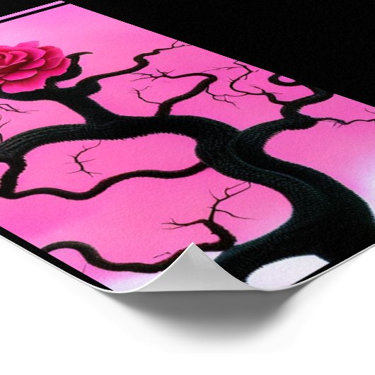Rose Tree Poster (Ecke)