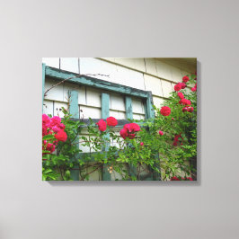 Rose Trellis - Martha's Vineyard Leinwanddruck