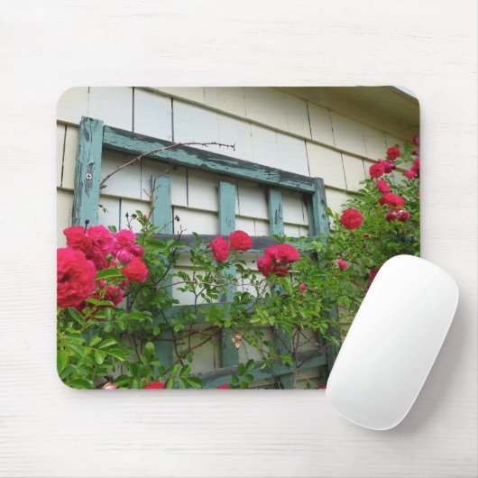 Rose Trellis - Martha's Vineyard Mousepad (Mit Mouse)