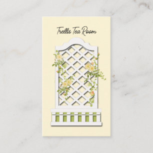 Rose Trellis Teatro Business Card Visitenkarte