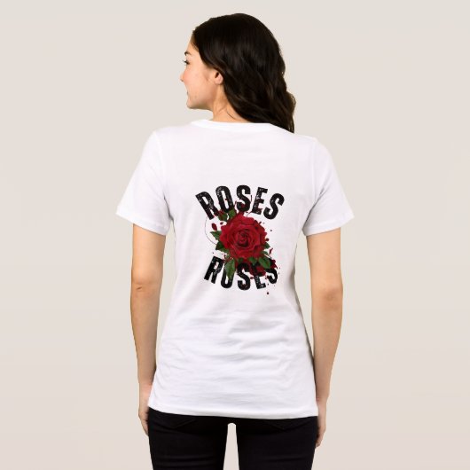 Rose Tri-Blend Shirt (Rückseite voll)