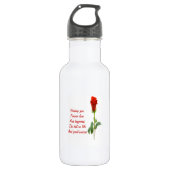 Rose Trinkflasche (Vorderseite)