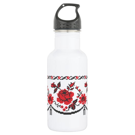 Rose Trinkflasche (Vorderseite)