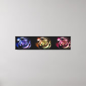 Rose Triptych Leinwanddruck (Vorderseite)
