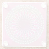 Rose Tristyns Mandala Glasuntersetzer (Rückseite)