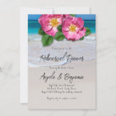 Rose Tropical Sees Probe Abendessen Einladung (Vorderseite)