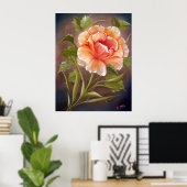 Rose Tropicana Poster (Heimbüro)