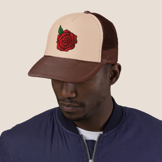 Rose Trucker Hat Truckerkappe (Beispiel)
