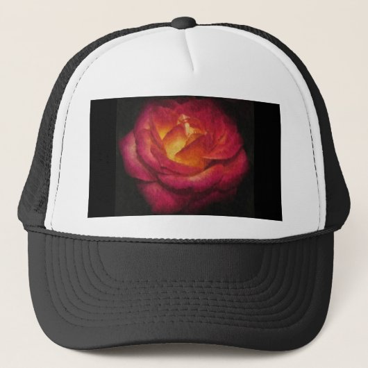 Rose Truckerkappe (Vorderseite)