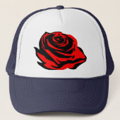 Rose Truckerkappe (Vorderseite)