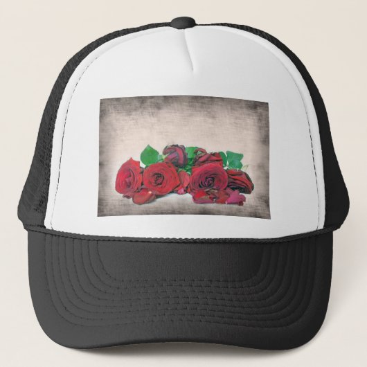 Rose Truckerkappe (Vorderseite)