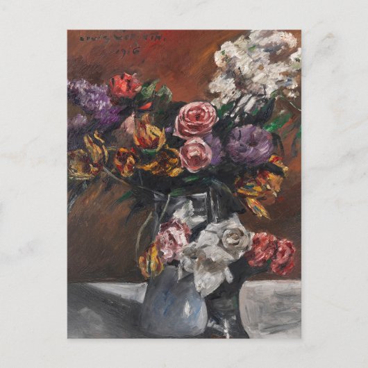 Rose, Tulips und Lilacs | Lovis Corinth Postkarte (Vorderseite)