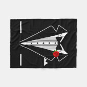 Rose Tuxedo Tux Wedding Prom Costume Party Men Kid Fleecedecke (Vorderseite (Horizontal))