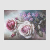 Rose Twilight Garden Decoupage Seidenpapier (Vorderseite)