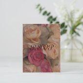 Rose, UAWG RSVP Karte (Stehend Vorderseite)