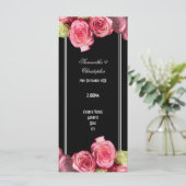 Rose über das Hochzeitsprogramm der Schwarzen Kirc Programm (Stehend Vorderseite)
