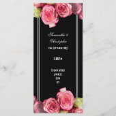 Rose über das Hochzeitsprogramm der Schwarzen Kirc Programm (Vorderseite)