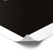 Rose über der Westtür, mit Szenen dezentisch Poster (Ecke)