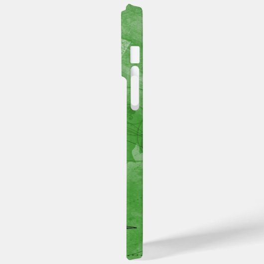 Rose über die grüne Case-Mate iPhone hülle (Rückseite / Links)