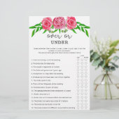 Rose über oder unter Brautparty (Stehend Vorderseite)