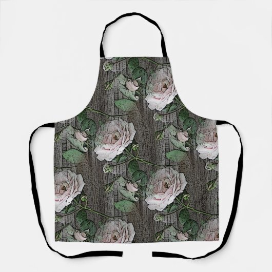 Rose-Überdruck-Schürze Schürze (Vorderseite)